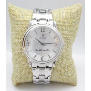 New Men Bulova The UPS Store Quartz WR Analog 38mm Watch (H817) "New Battery"